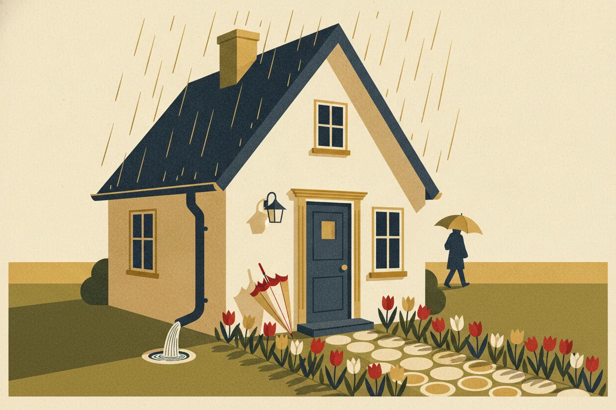 Illustration: spring plumbing repair