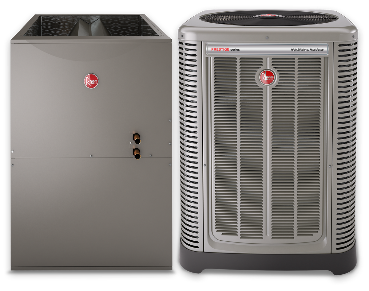 Rheem Prestige Series high-efficiency heat pump